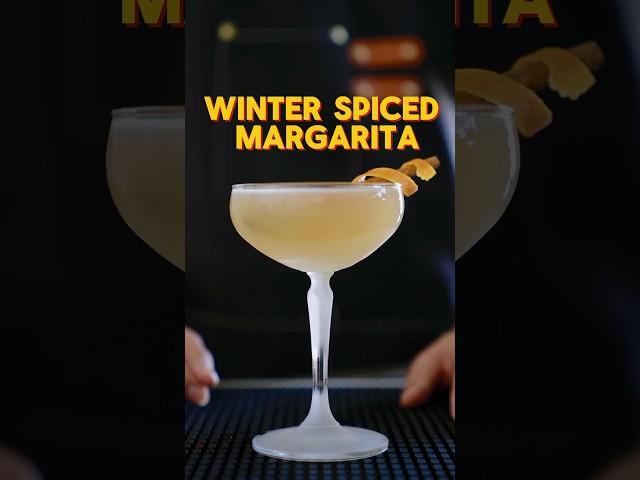 Winter Spiced Margarita PERFECT for the HOLIDAY Season! #tequila #cocktails #drink #margarita