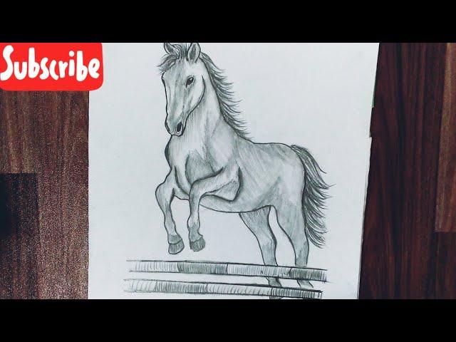 How to draw a horse easy step by step for beginners