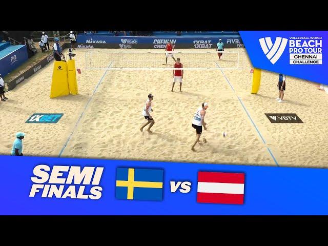 Hölting Nilsson/Andersson vs. Waller/Hammarberg - Semi Final Highlights | Chennai 2024 #BeachProTour