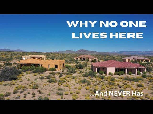 Luxury Homes Abandoned in the Desert near Kingman, Arizona