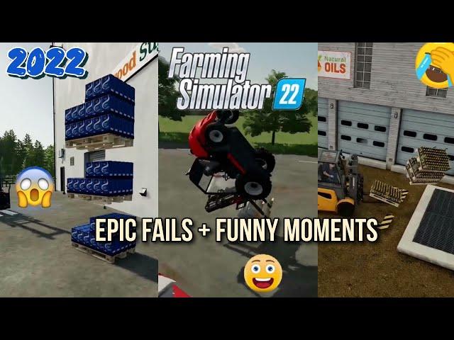 Epic fails + Funny Moments || Farming Simulator 22 | 2022