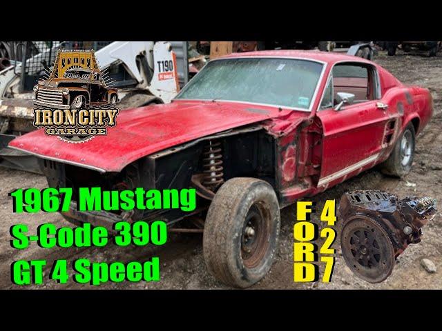 Removing a 427ci FE Ford from a 67 S-code Fastback Mustang