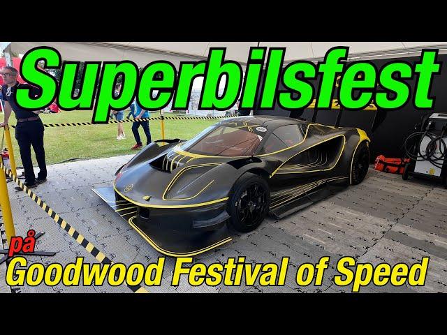 Superbilsfest på Goodwood festival of speed!