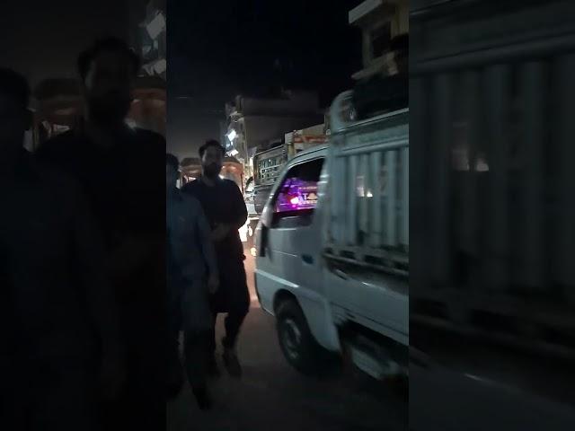 Batkhela , Security Forces Doing Their Duty Night  Time. Kpk, Pakistan.