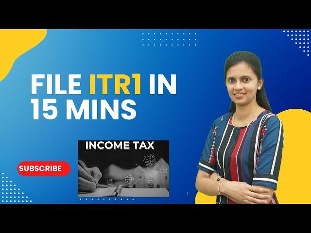 How to file ITR1? CA Akshatha Udupa