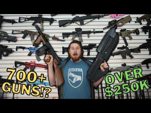 The World's LARGEST Airsoft Collection (Over 700 Airsoft Guns!)