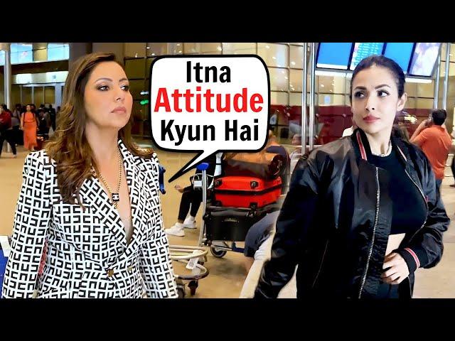 Malaika Arora Ignores Gauri Khan At Mumbai Airport