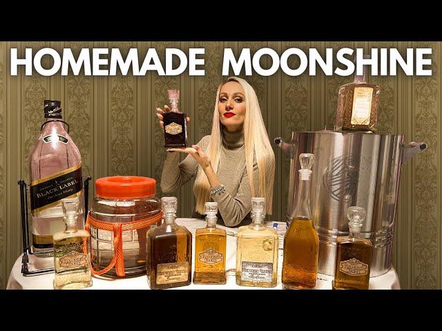 Making MOONSHINE at home with my Stepdad (Russian style)