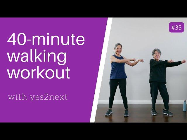 40-MINUTE WALKING WORKOUT | Seniors, Beginners