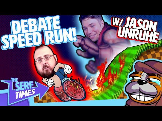 Is this the FASTEST someone has run away from a debate?! (Jason Unruhe can't back his own words)