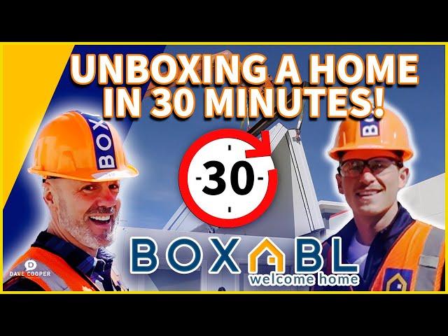 Live Unboxing of Boxabl Casita Folding Home Elon Musk Lives In on Dave Cooper LIVE