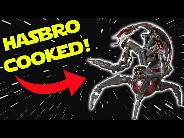 HASBRO COOKED! Droideka (Destroyer Droid) - Star Wars Black Series Bangers #18