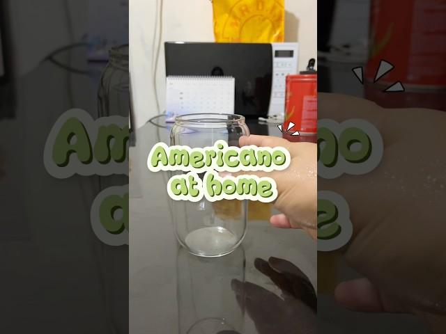 How to make ice americano at gome #americano #coffee #nescafe #shorts #shortvideo