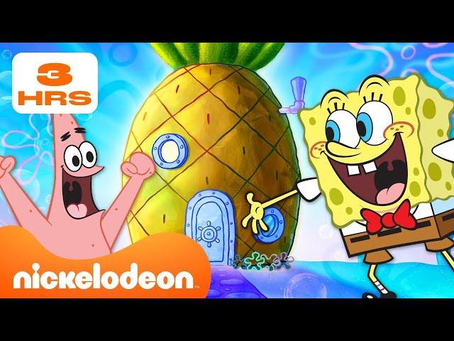 سبونج بوب | أكثر من 3 ساعات داخل منازل بيكيني بوتوم  | Nickelodeon Arabia