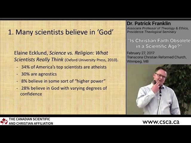 Scientists & Belief in God (Patrick Franklin highlight)