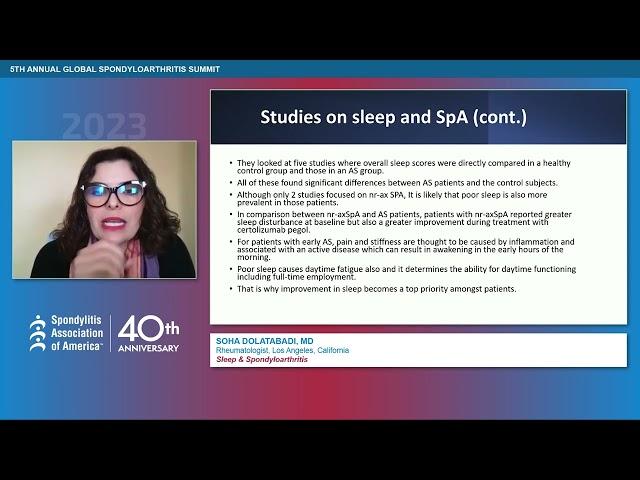 Sleep & Spondyloarthritis