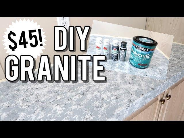 DIY GRANITE COUNTERTOPS | BUDGET FRIENDLY GRANITE COUNTERTOPS