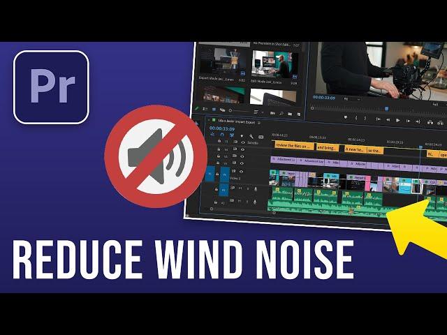 How to Reduce Wind Noise in Premiere Pro (Fix Noisy Footage in Premiere Pro)