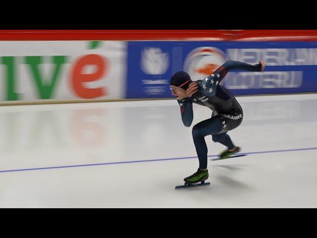 23.49 Seconds Lap! | Jordan Stolz tempo ( Inzell World Championships 2024 )