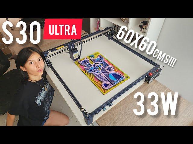 PROBANDO LA NUEVA CORTADORA LÁSER S30 ULTRA DE SCULPFUN