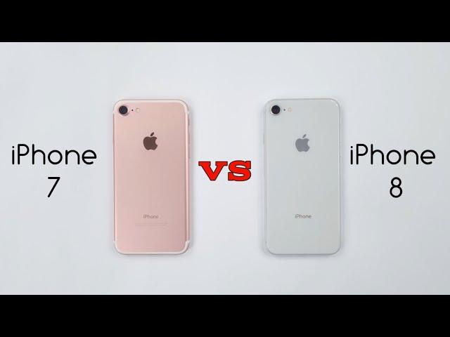 iPhone 7 vs iPhone 8 Speed Test & Camera Comparison 2024