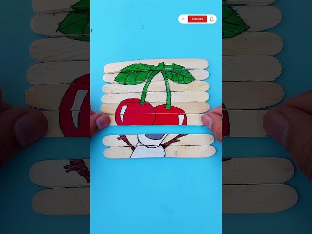 Cherry  drawing on stick #shorts #shortsfeed #drawing #cherry