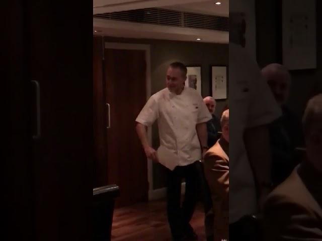 Brian introduces Chef Michel Roux Jr.