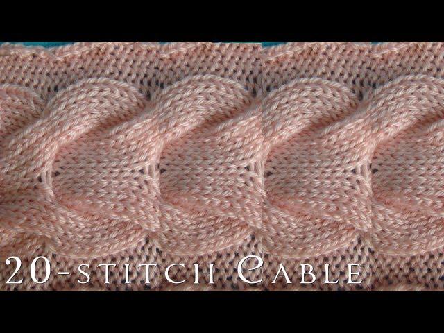 How-To  |  20-Stitch Cable  |  Knitting