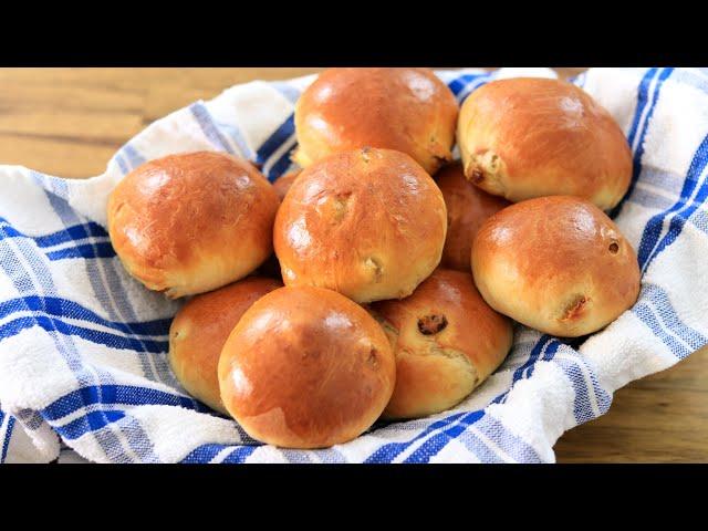 Raisins Buns Recipe | How to Make Raisins Rolls