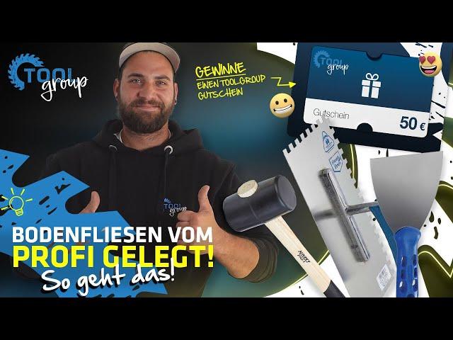 Wie verlegt man BODENFLIESEN? Die besten Tipps für Anfänger || ToolGroup