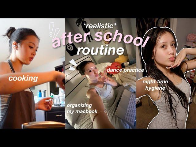 AFTER SCHOOL "REALISTIC" ROUTINE  || cooking, dance, relaxing, etc.