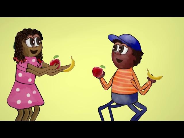 I like to Eat Apples and Bananas | Nanadaycare Nursery Rhymes