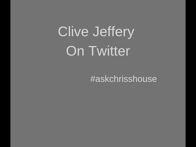 Clive Jeffrey Twitter Interview 3-4-16