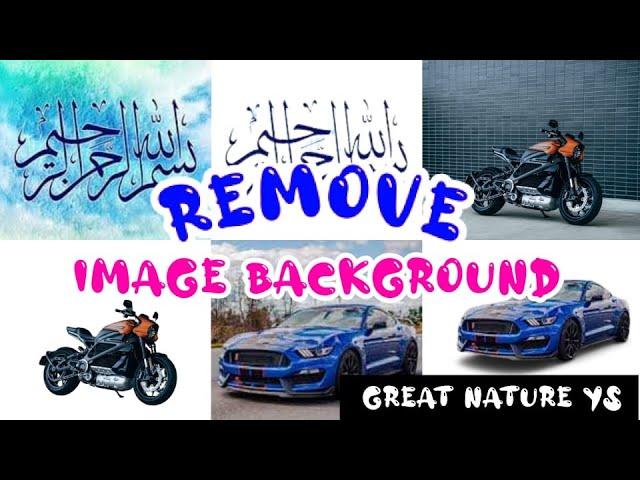 How to remove Photo Background in One Click || Remove Image Background Online without Photoshop