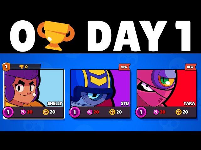 I made a "0 Trophy" account! - 22 Free Brawlers!