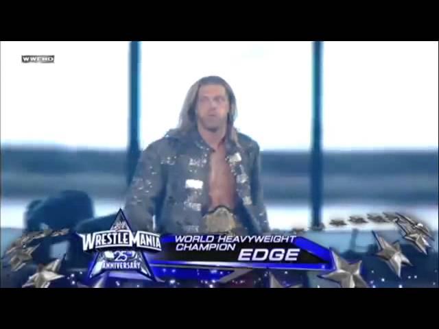 [HD] Edge Entrance ~ WrestleMania 25