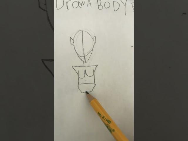 How to draw a body by me!