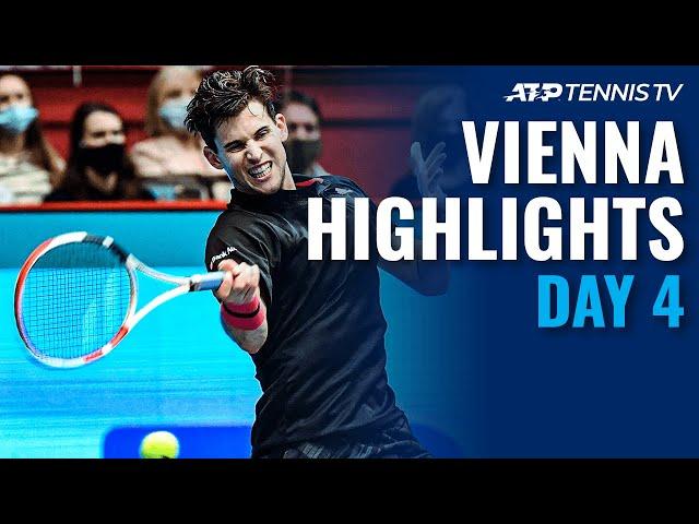 Thiem Cruises; Dimitrov Upsets Tsitsipas in Epic | Vienna 2020 Highlights Day 4