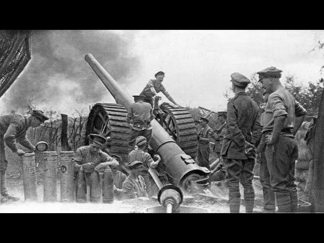 WW1 Artillery Combat Footage