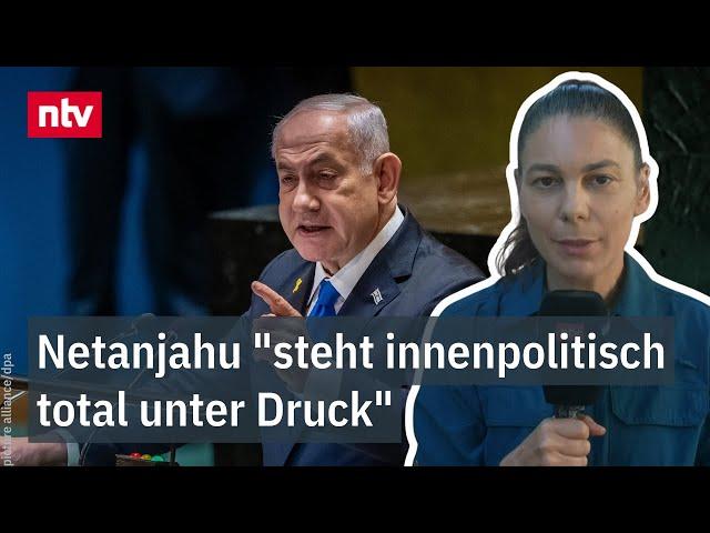 Blufarb zu möglicher Waffenruhe: Netanjahu "steht innenpolitisch total unter Druck" | ntv