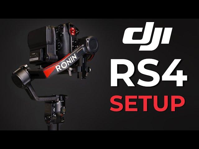 DJI RS4 Setup Deutsch & weitere Einstellungen!