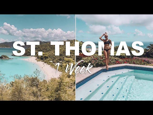 ST. THOMAS US VIRGIN ISLANDS | 1 Week Travel Vlog | Traveling During Covid-19 | (Part 1)