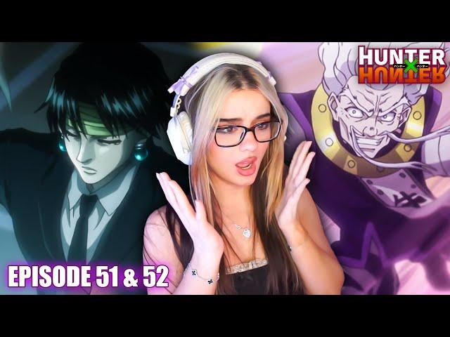 The ZOLDYCKS VS CHROLLO! Hunter x Hunter Ep 51 & 52 REACTION