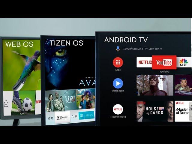 Android TV vs Samsung Tizen vs LG webOS: What's the difference?