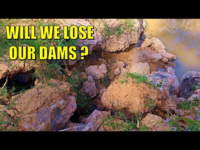 Structural Damage to the Dams/Ponds WITH Unexpected Engineering Surprise 