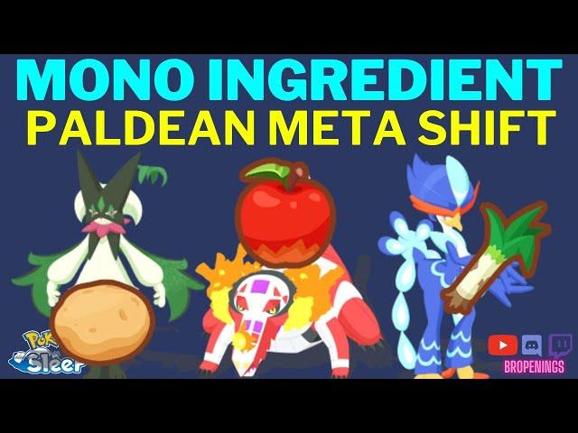 Mono Ingredient - Paldeans Meta Shift, New Best Apple, Potato and Leek? Farmers #pokemonsleep