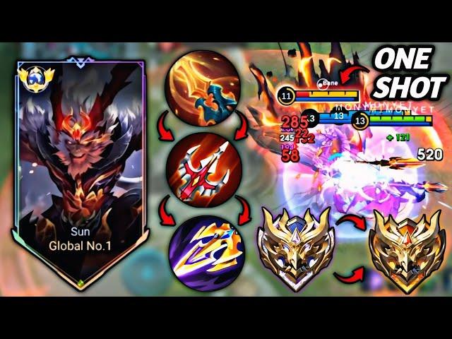 COMBO BUILD SUN TERSAKIT SEASON INI SKIL 3 SUN JADI YANG TERSAKIT | MOBILE LEGENDS