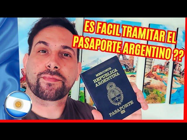 Pasaporte Argentino, como sacarlo️ es dificil⁉️ Tramite 