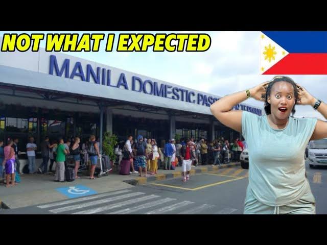 RWANDAN GIRL FIRST IMPRESSION ON LOCAL AIRLINE AND DOMESTIC AIRPORT IN PHILIPPINES .@FetiVlogs2