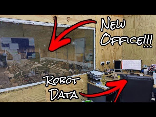 NEW OFFICE TOUR. GRAZING GATE,ROBOT AND CALFING SYSTEM DEMONSTRATION.